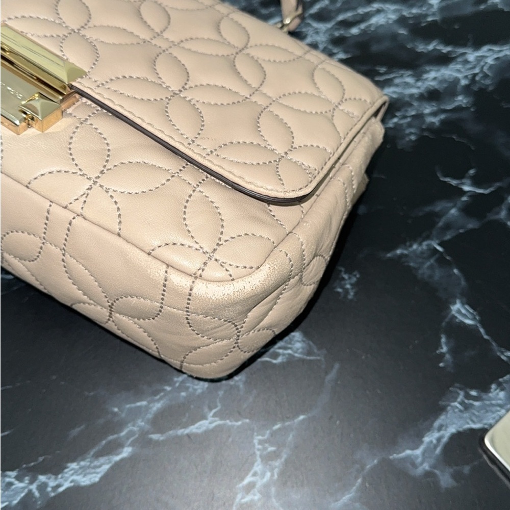 Michael Kors Sloan Large Quilted Chain Shoulder Bag AUTHENTIC - Picture 11 of 14